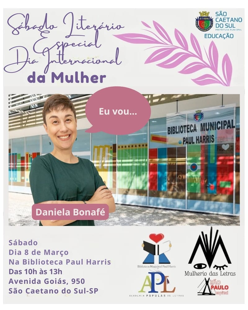 Sarau Literário Especial - Dia Internacional da Mulher