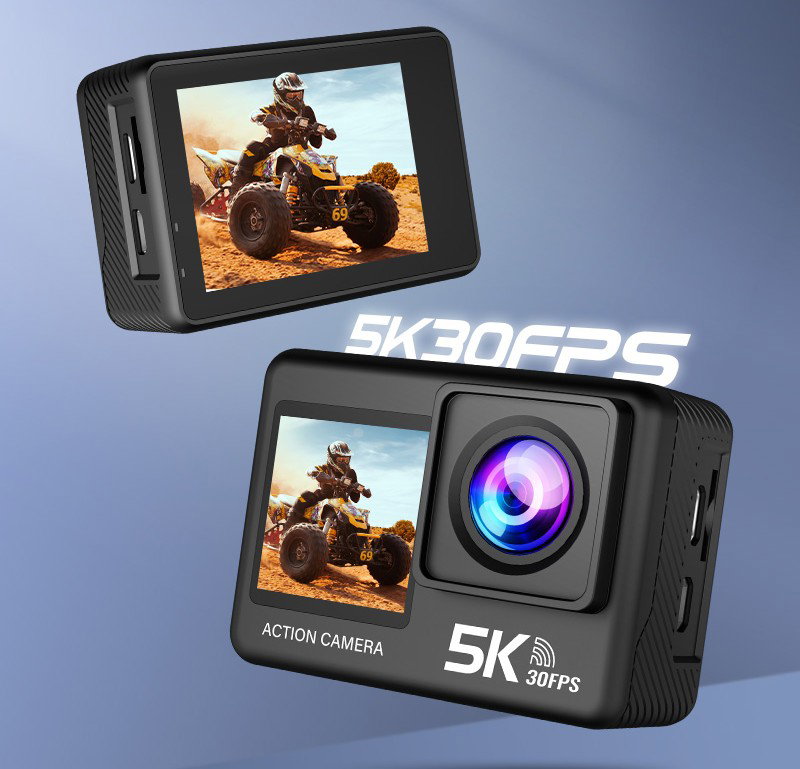 5X Zoom GoodPa 5K Ultra Dual Screen Wifi Action Camera - CopyCat