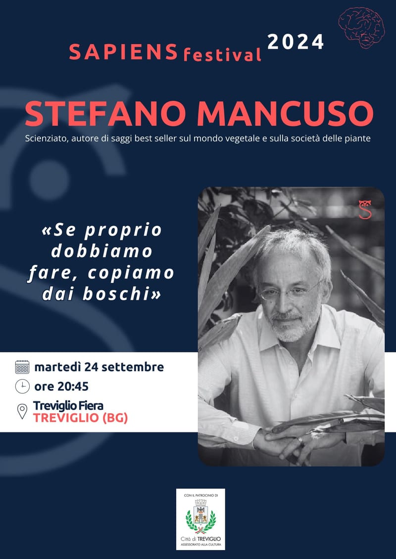 SAPIENS FESTIVAL 2024 - STEFANO MANCUSO