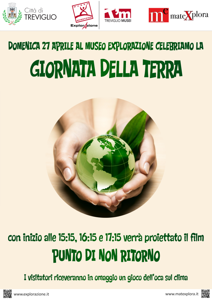 MUSEO EXPLORAZIONE GIORNATA DELLA TERRA