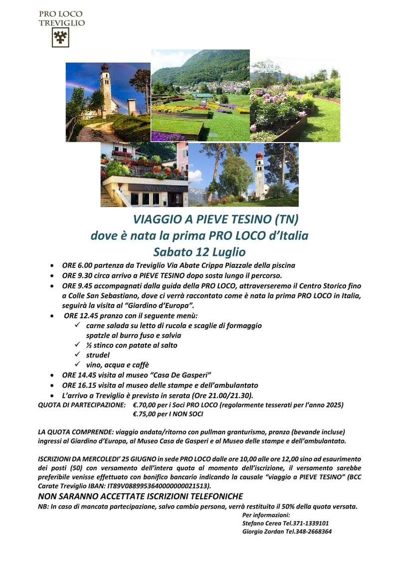 VIAGGIO A PIEVE TESINO