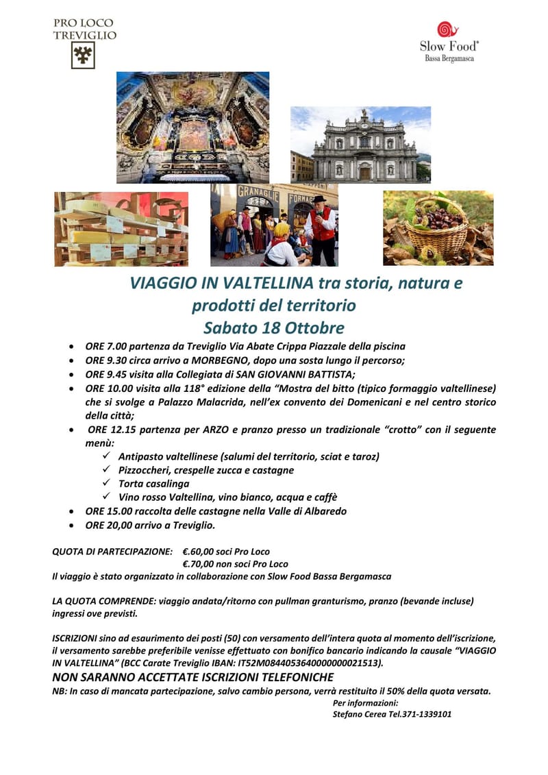 VIAGGIO IN VALTELLINA