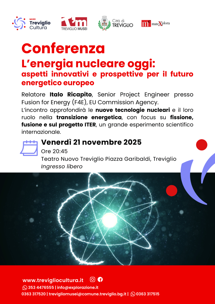 CONFERENZA L'ENERGIA NUCLEARE OGGI