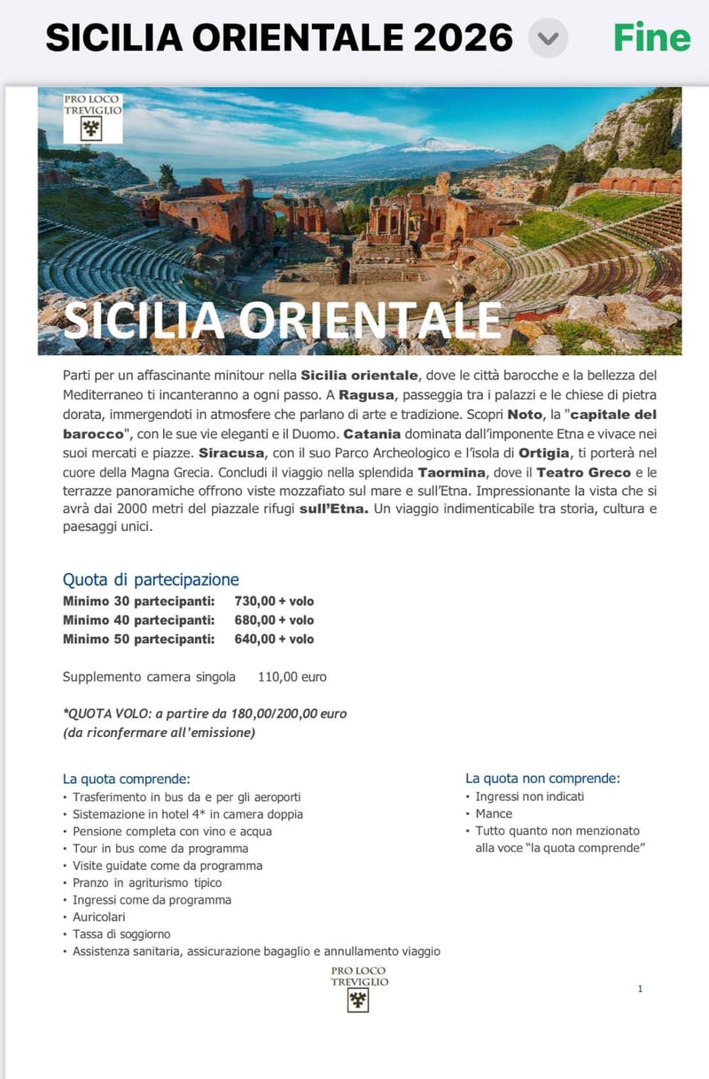 VIAGGIO SICILIA ORIENTALE