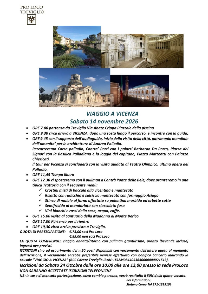 VIAGGIO A VICENZA