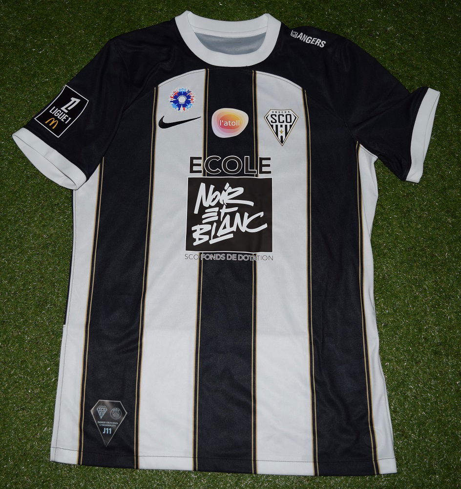 Camiseta local "Bleuet de France" 2023-2024 de Emmanuel Biumla - FIRMADA