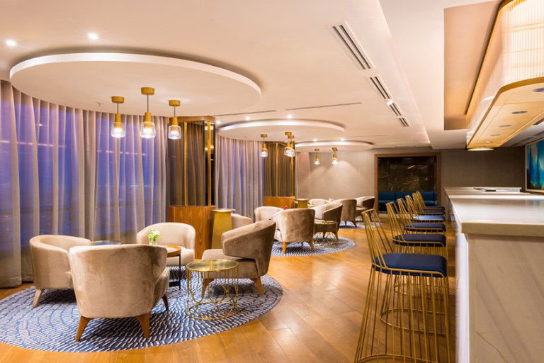 Sipping Cocktails in Togo's Highest Bar.