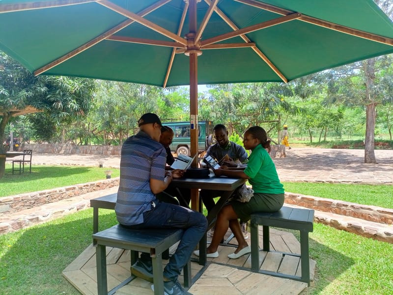 Turning Pages at Akagera Transit Lodge