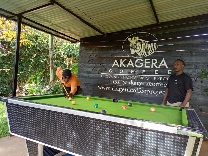 Unwinding at Akagera Café, One Shot at a Time