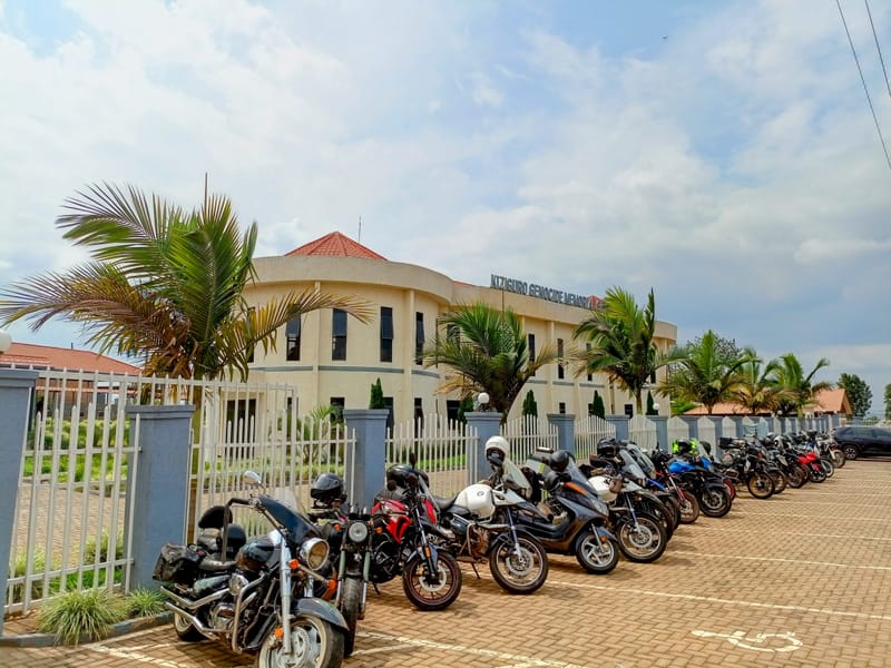 Ride to Remember: Bikers Pay Tribute to Victims at Kiziguro Genocide Memorial