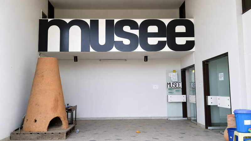 Inside the National Museum of Togo