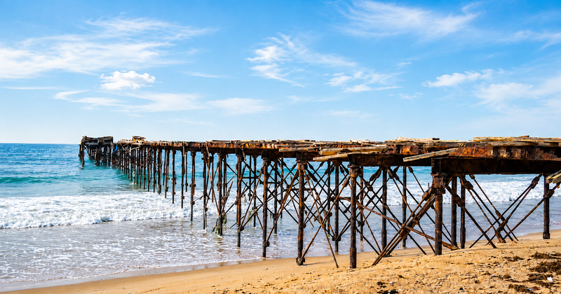 The Atlantic Is Slowly Reclaiming Lomé’s Old Wharf