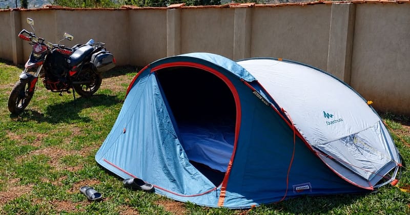 Camping on the Edge of Akagera National Park