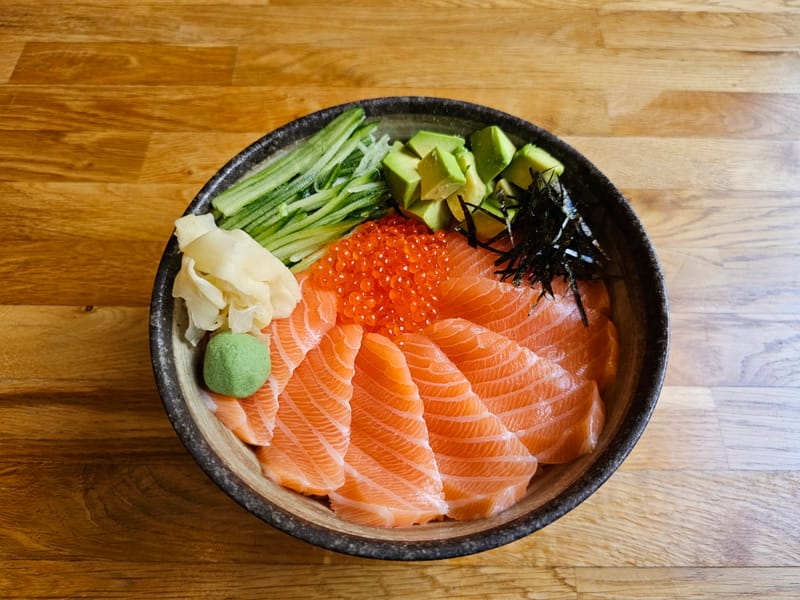 Salmon Donburi