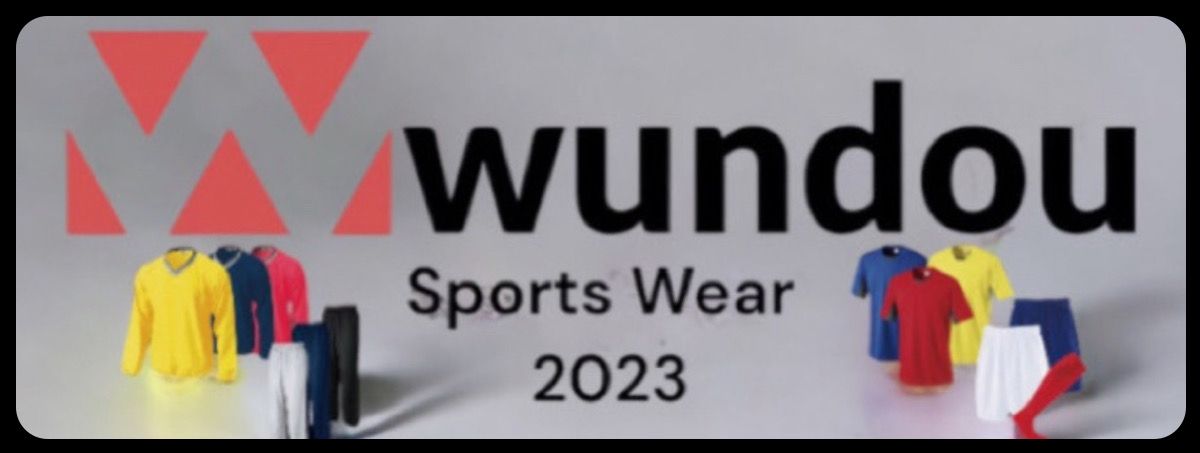Wundou（ウンドウ）2023年新作スポーツウェアのカラフルなコレクション。高品質なトレーニングウェア、チームユニフォームとして最適。黄色、青、赤、黒などの豊富なカラーバリエーション。