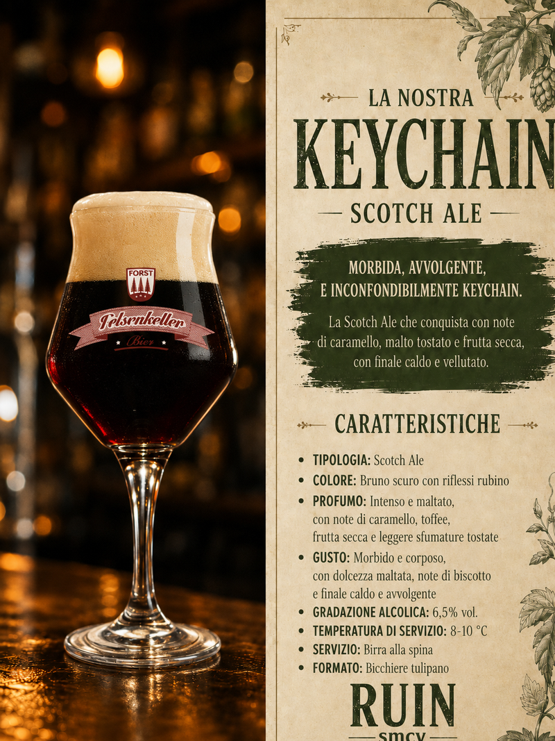 SCOTCH ALE KEYCHAIN