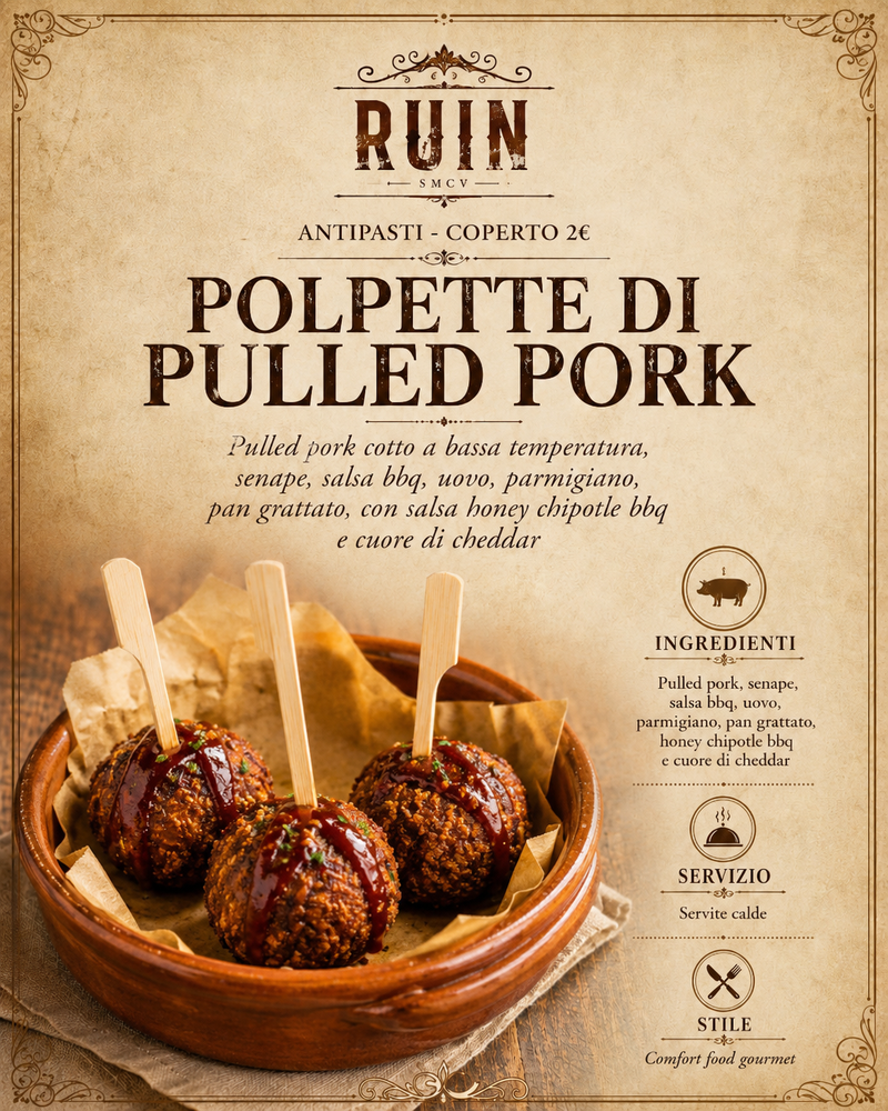 POLPETTE DI PULLED PORK