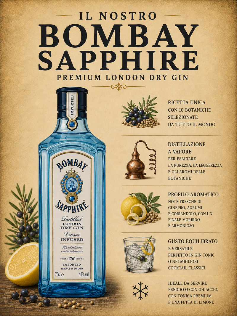 BOMBAY SAPPHIRE GIN
