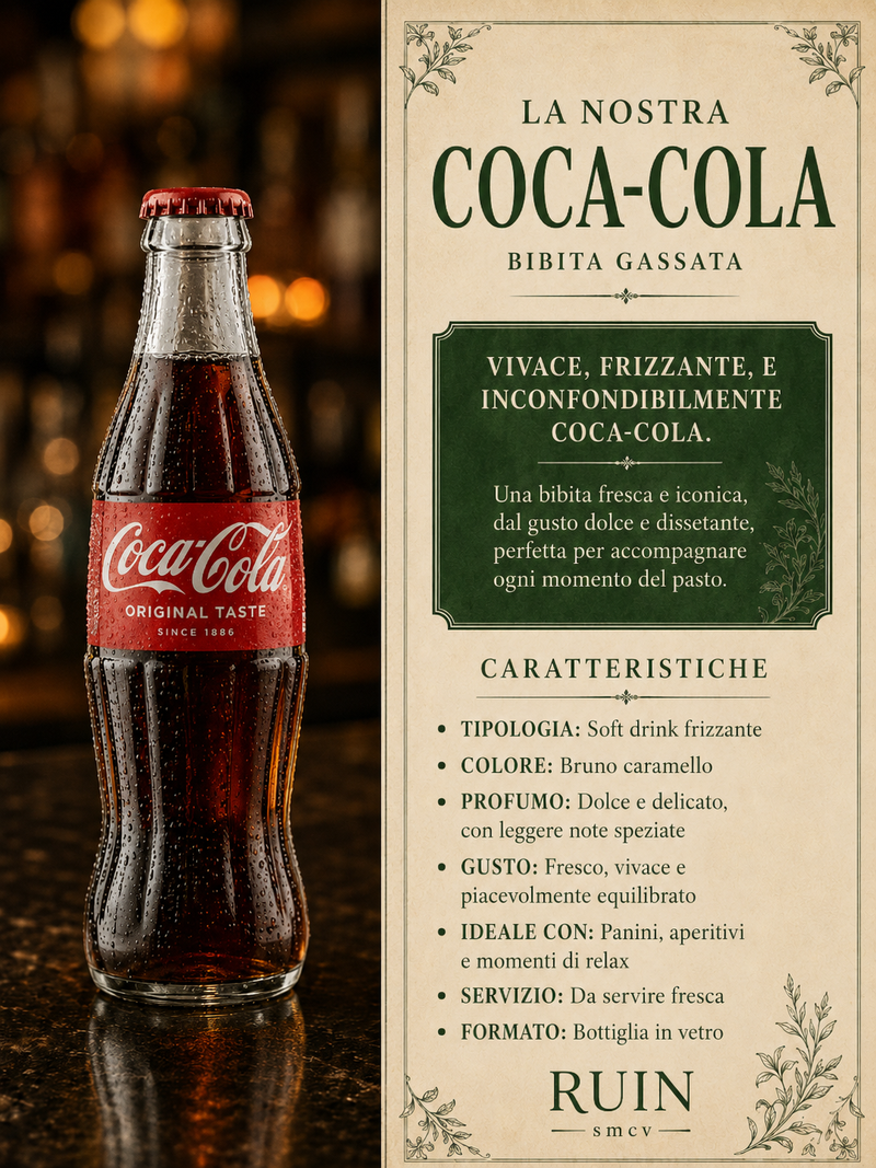 COCA COLA IN VETRO