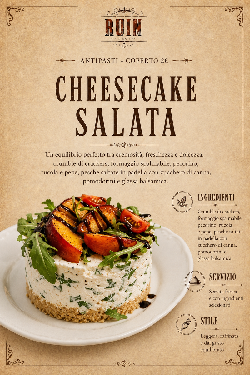 CHEESECAKE SALATA