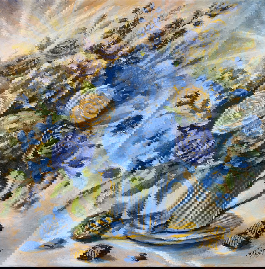 "Breath of Renewal", oil painting, 2025
