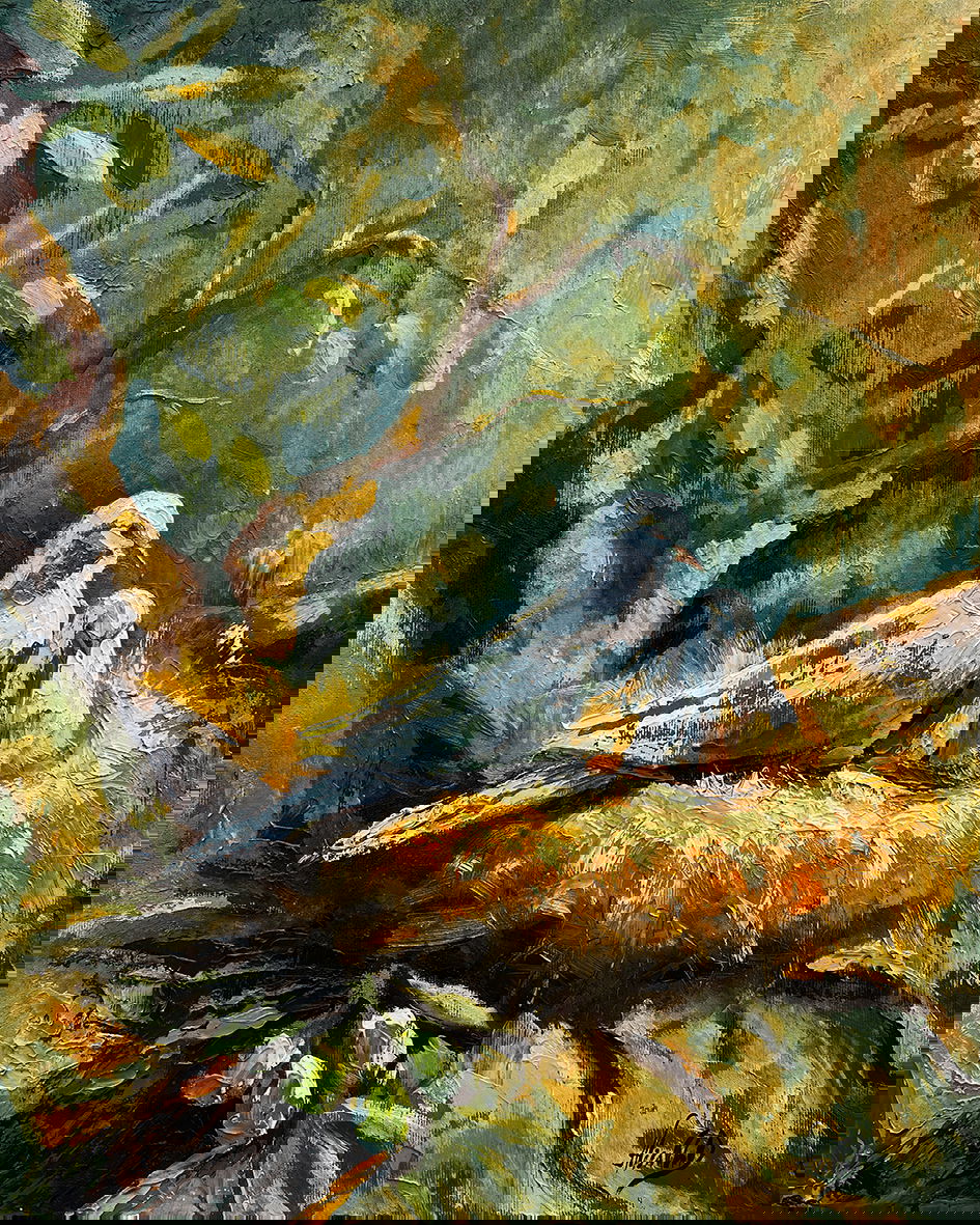 “Wings of Peace”, oil painting, 2025 Painting
