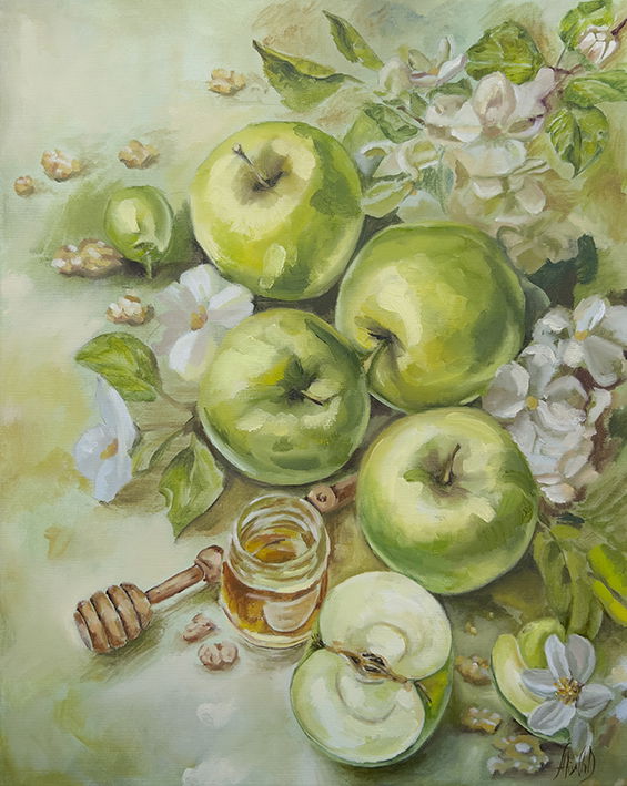 Apples & Honey_ diptych