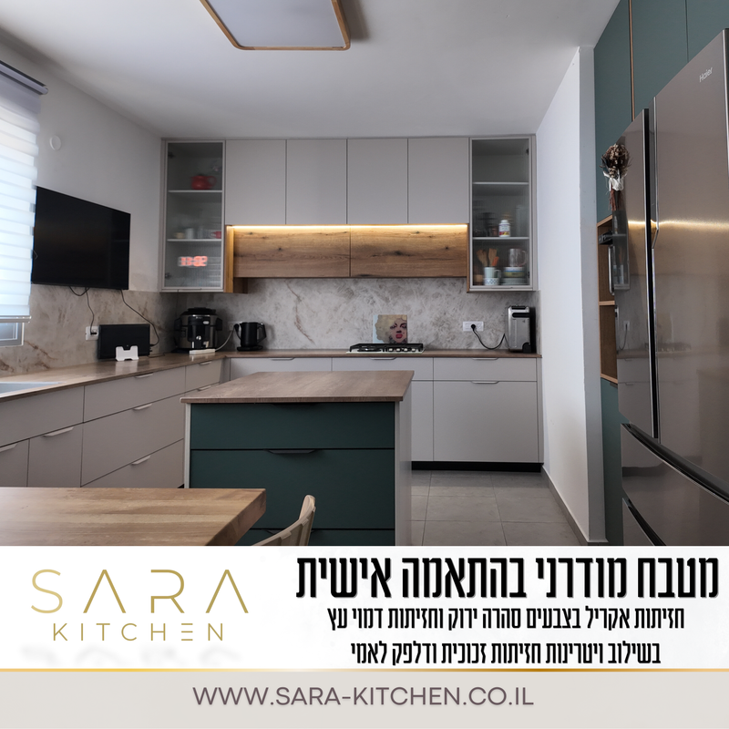 מטבח מודרני בהתאמה אישית