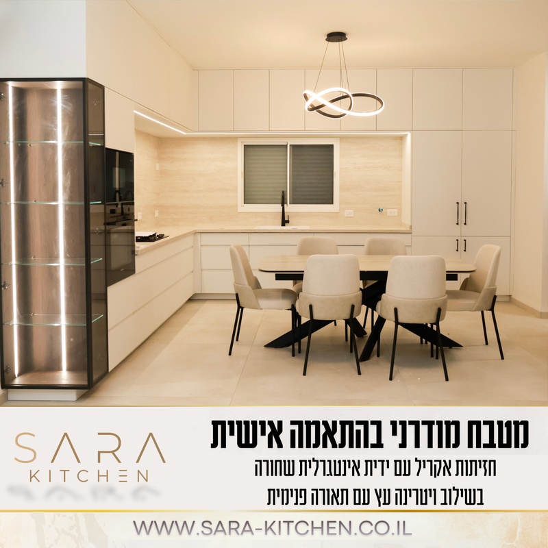 מטבח מודרני בהתאמה אישית