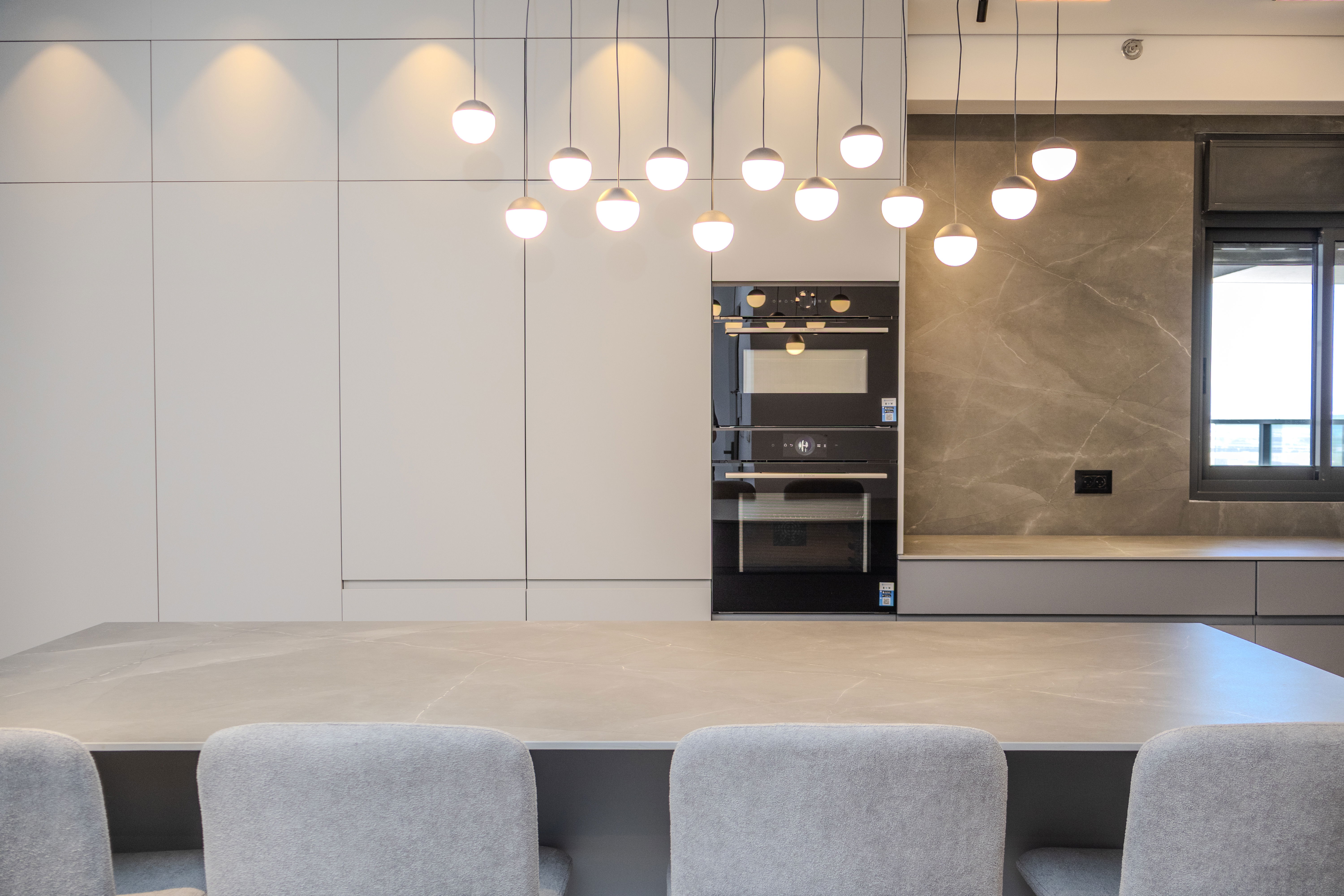 Custom-made, modern, "high-tech" kitchen