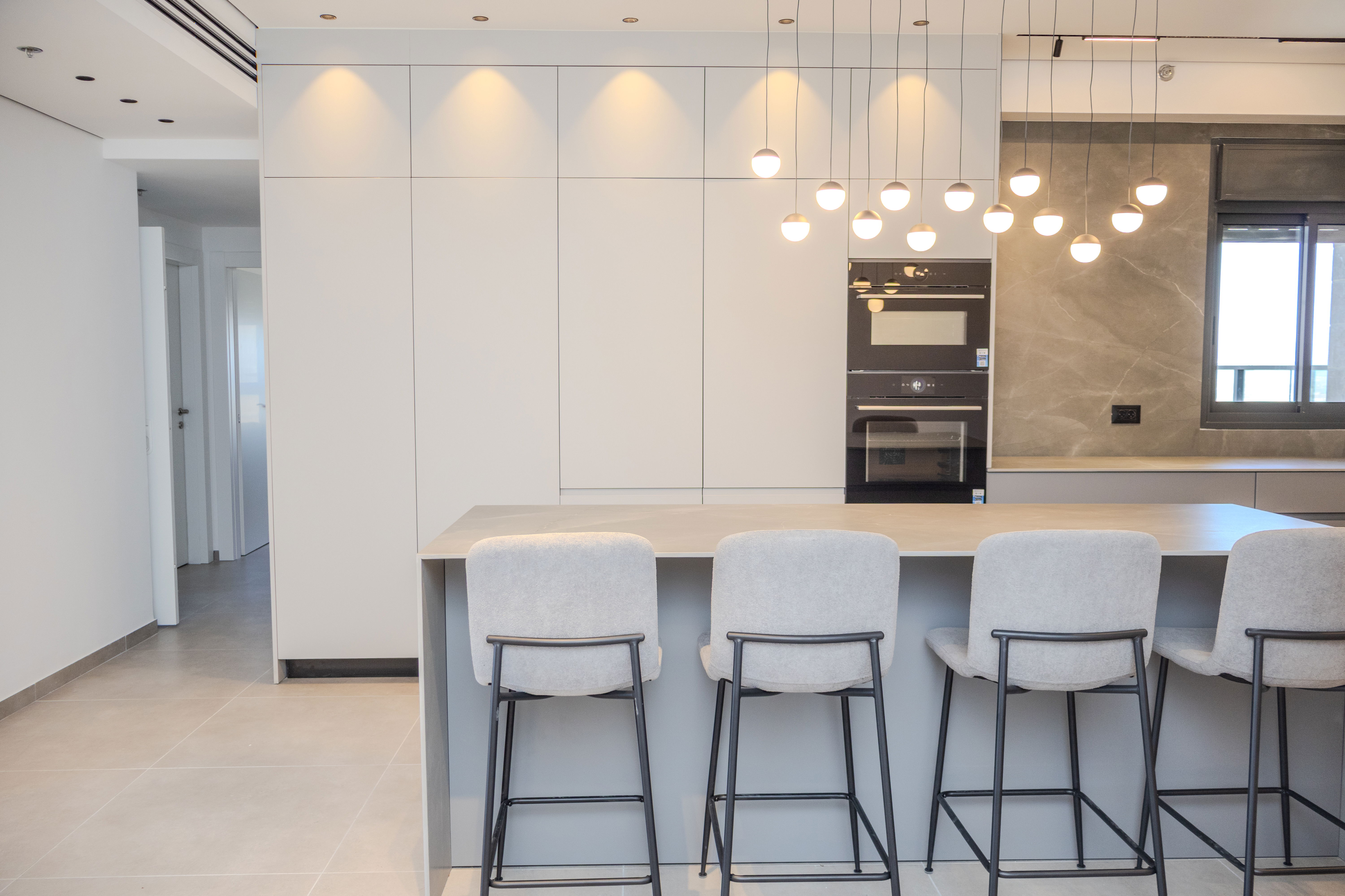 Custom-made, modern, "high-tech" kitchen