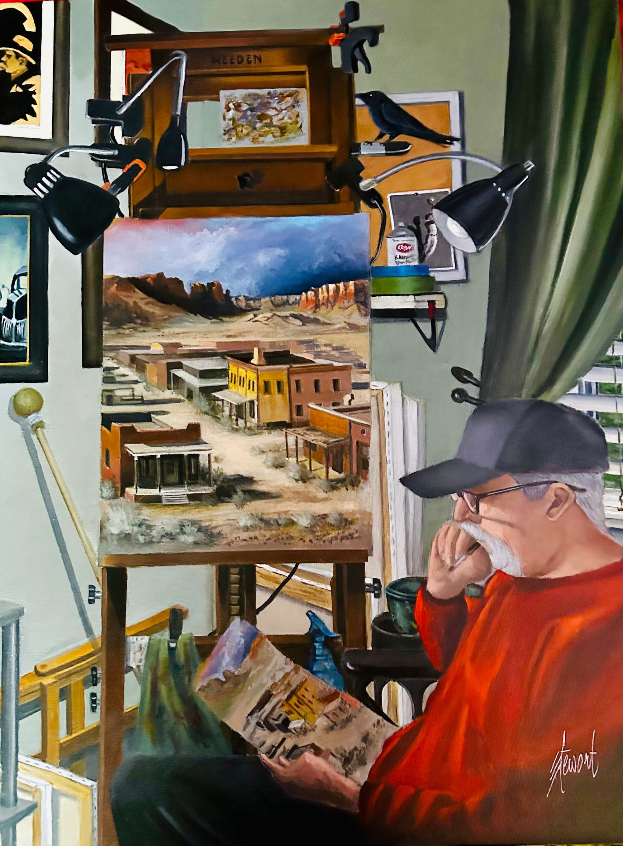 CONTEMPLATION-A self-portrait, of sorts