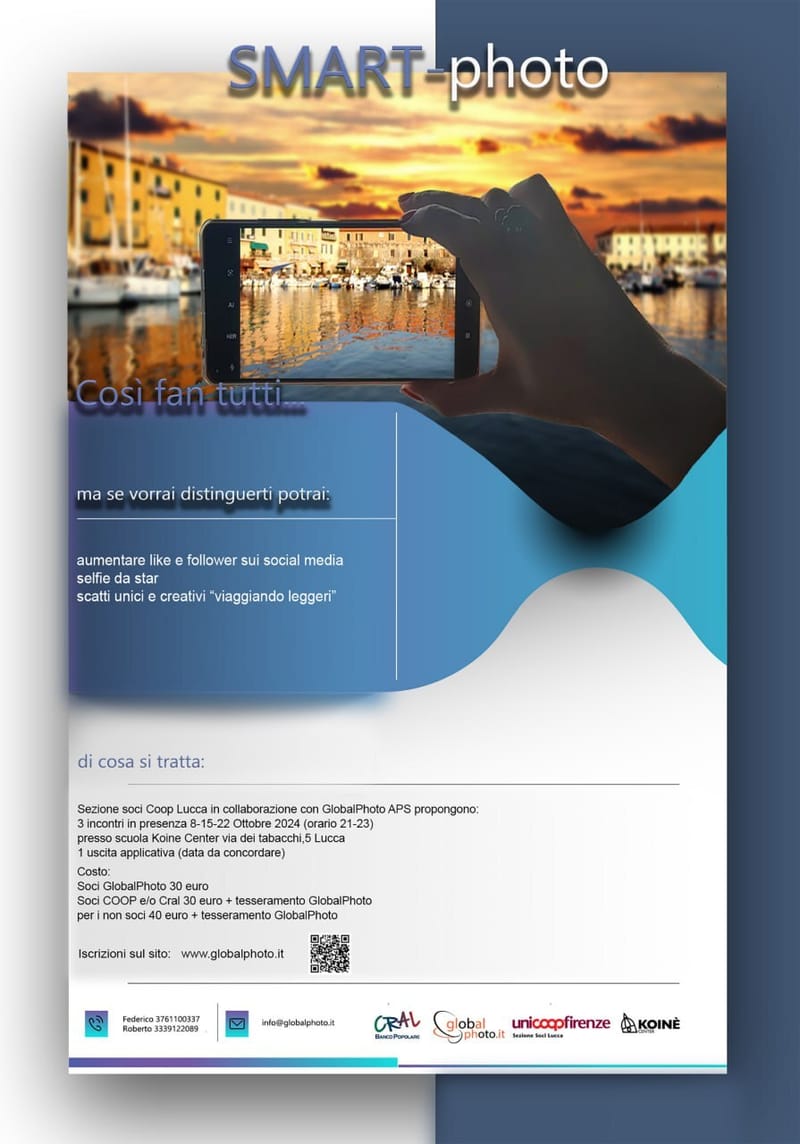 Corso di fotografia col cellulare