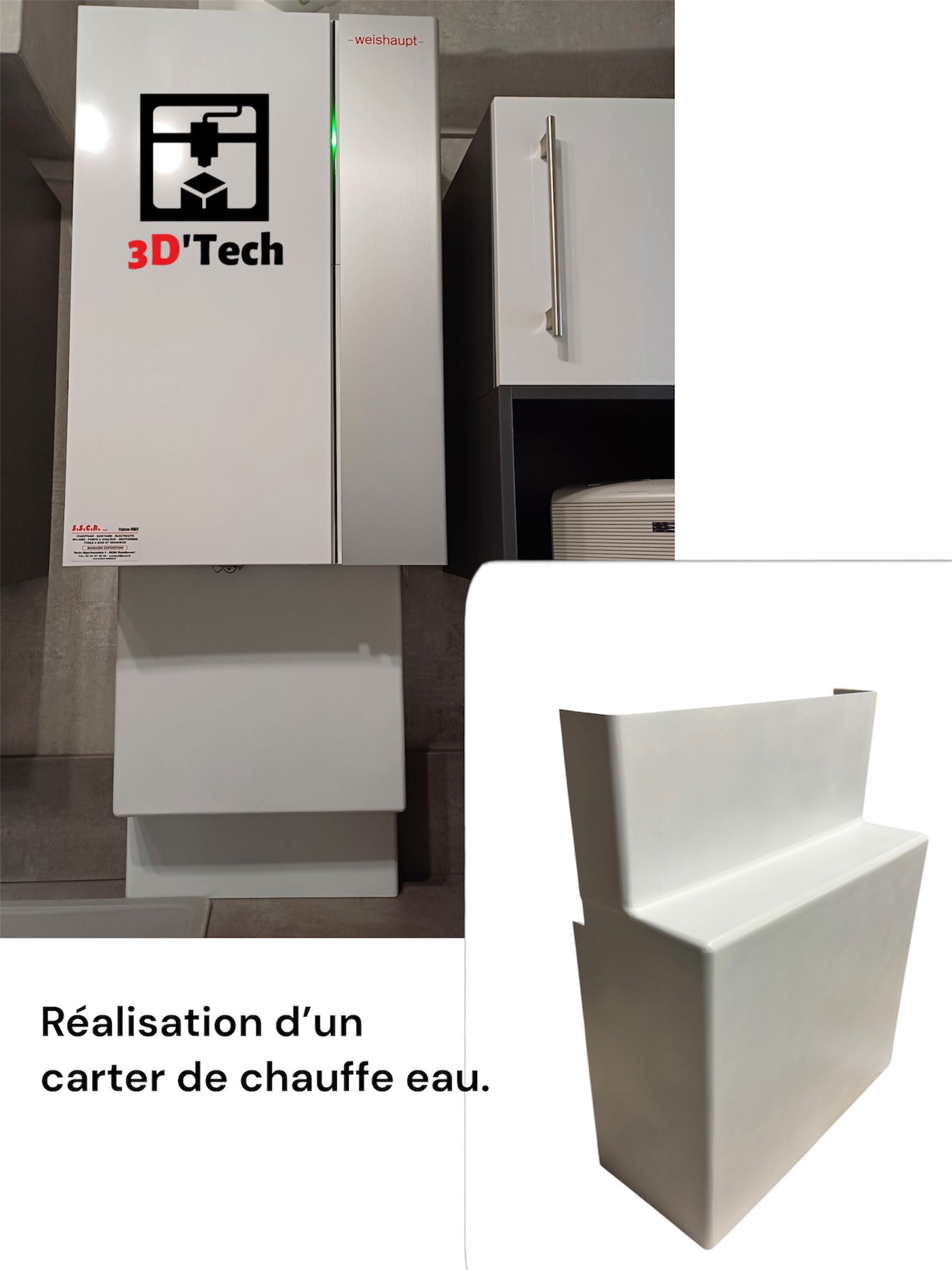 Capot de chauffe eau