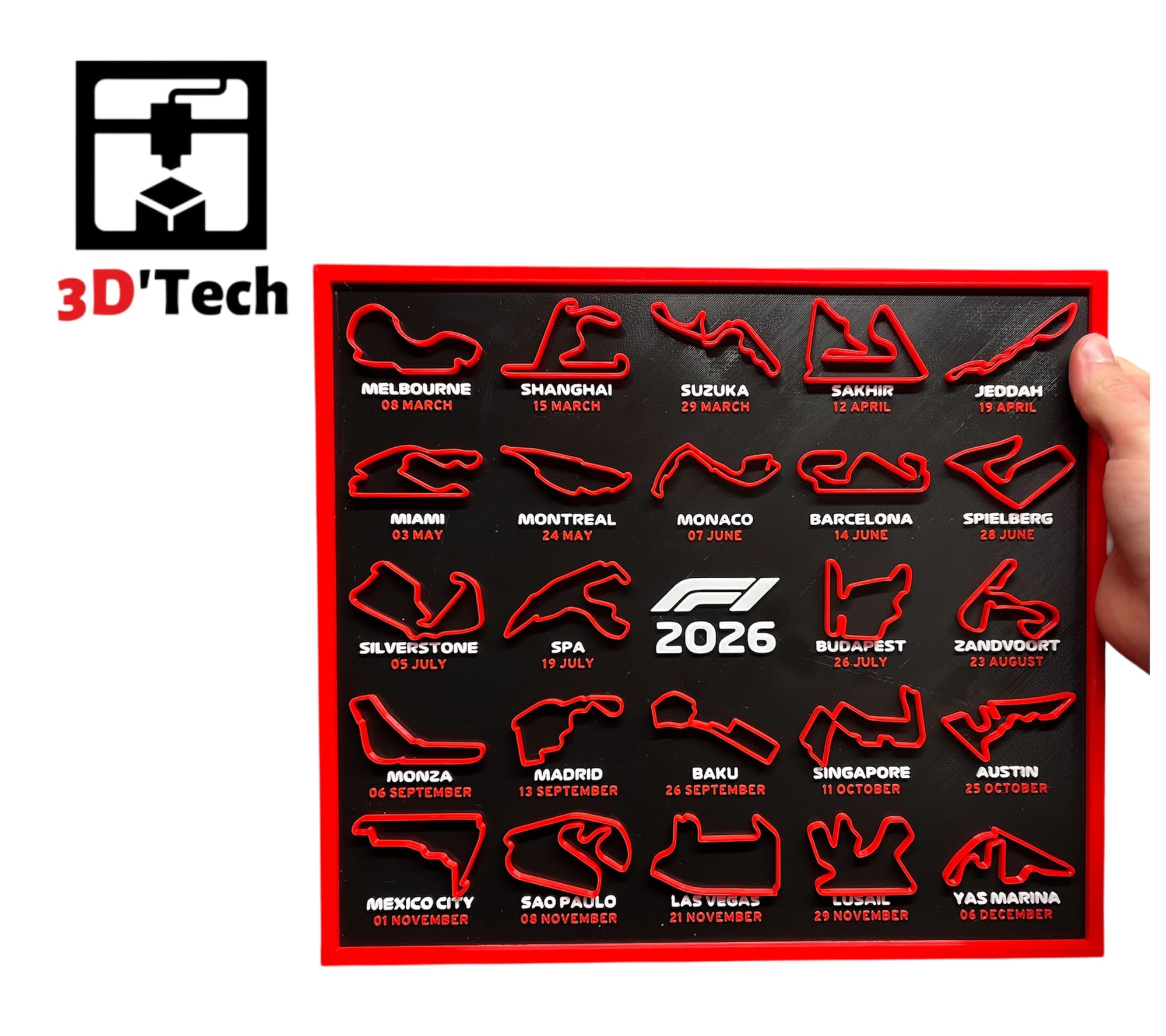 Cadre des parcours de F1