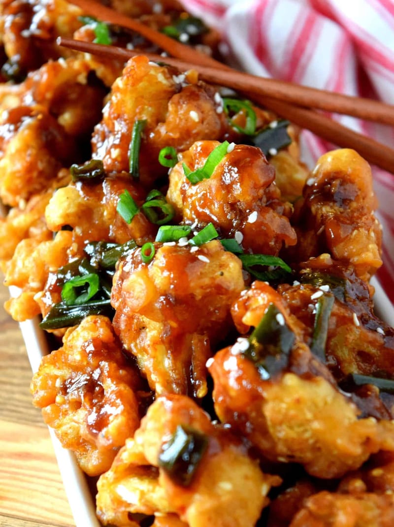 Spicy Korean Cauliflower