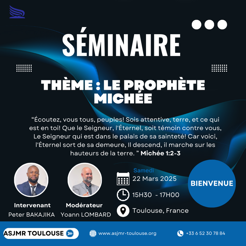 SÉMINAIRE : LE PROPHÈTE MICHÉE