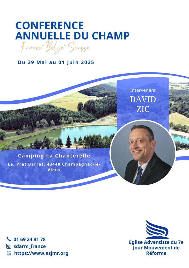 CONFERENCE ANNUELLE DU CHAMP Du 29 Mai au 01 juin 2025