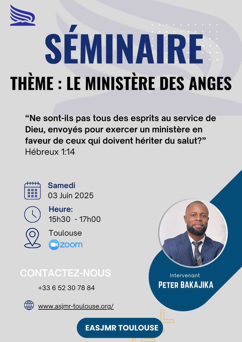 SÉMINAIRE : LE MINISTèRE DES ANGES
