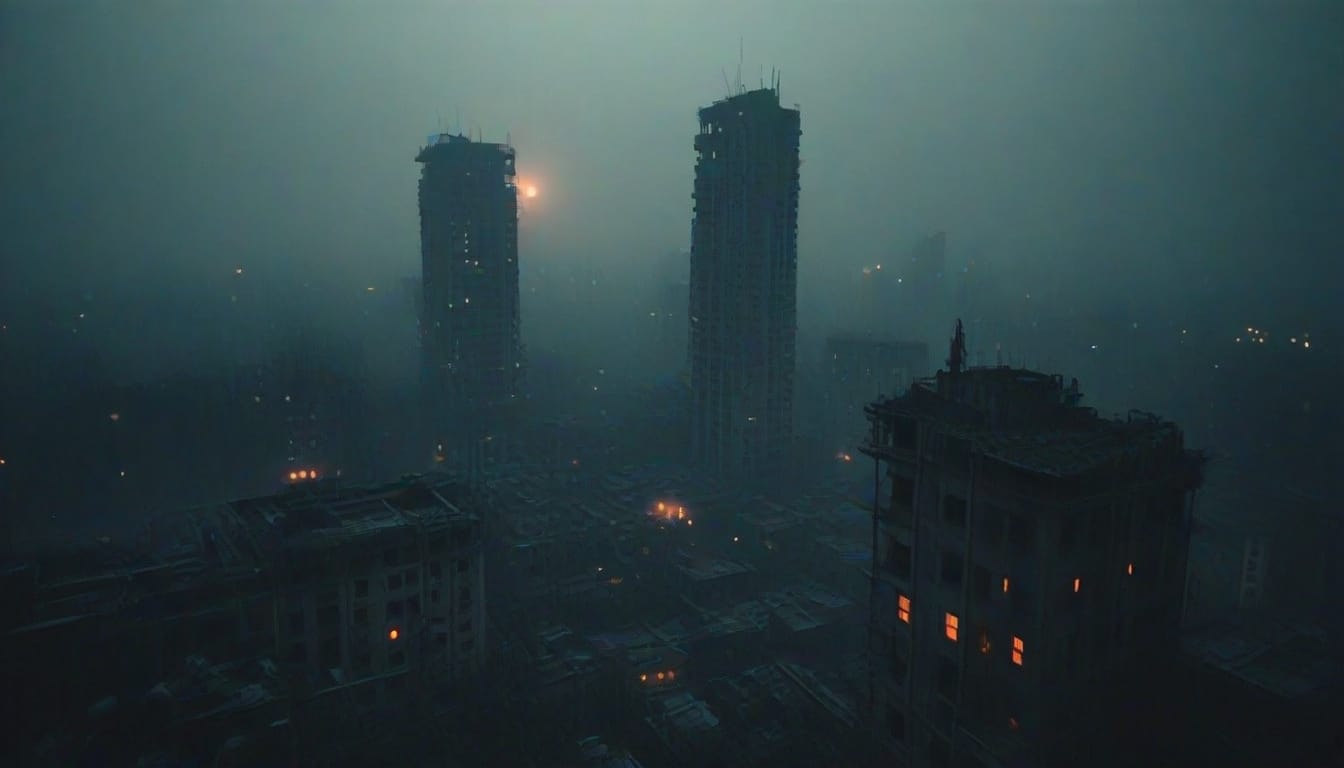 Sci-fi and dystopian AI environments...