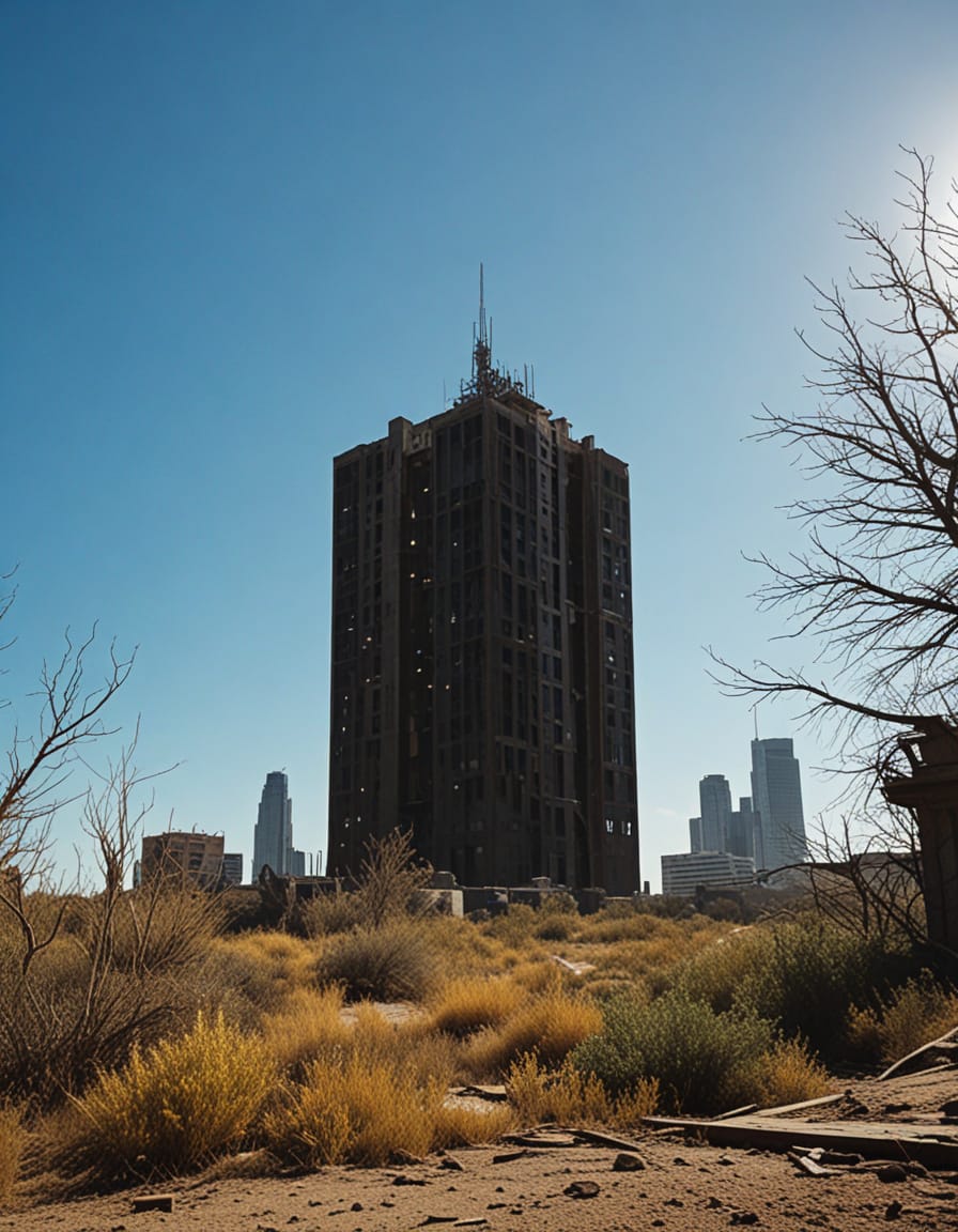 Sci-fi and dystopian AI environments...