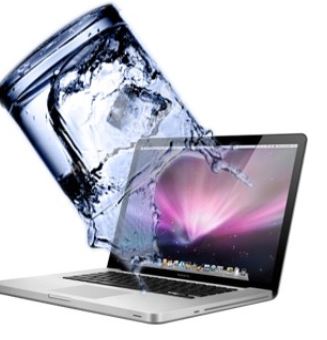 j'ai renversé de l'eau sur mon mac assurance