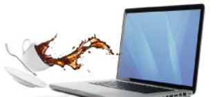 liquide renversé sur macbook