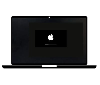 Réparation Macbook Air bloqué au démarrage barre de chargement Lyon