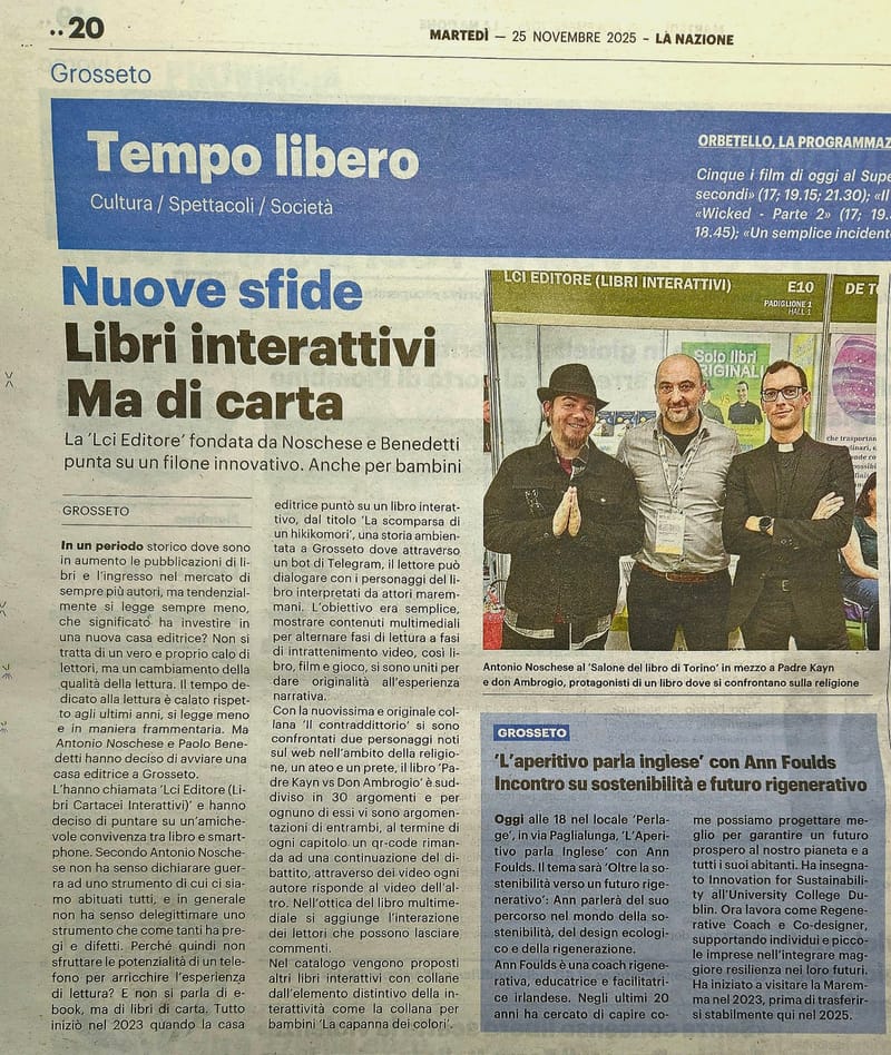 LCI Editore sul quotidiano "La Nazione"