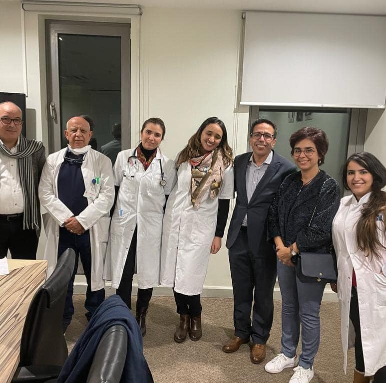 Première  promotion de cardiologues UM6 SS. Casablanca.