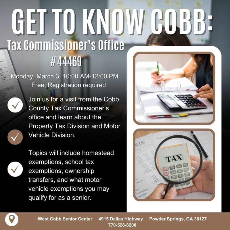 Get to Know Cobb: Tax Commissioner’s Office