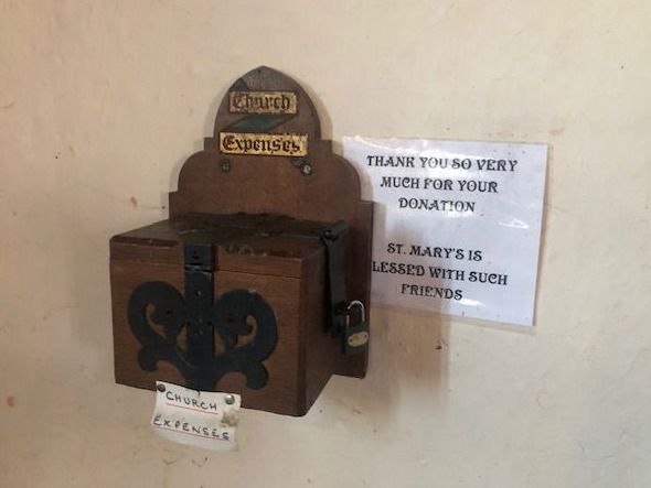 How to donate to St Mary the Blessed Virgin Parish Church