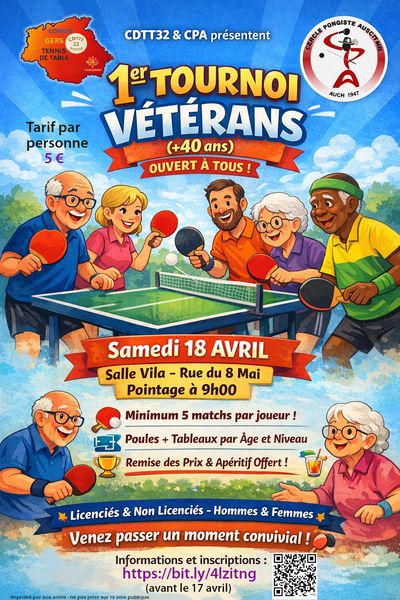 Lancement du tournoi amical Vétérans à Auch.