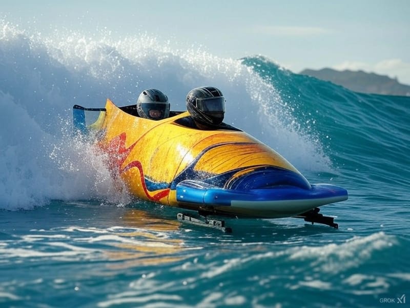 The Unlikely Analogy: Bobsled vs. Downwind Surfski Paddling